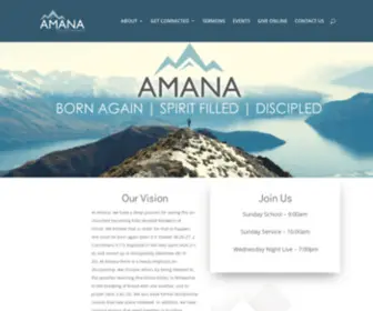 Amanacf.org(AMANA CHRISTIAN FELLOWSHIP) Screenshot