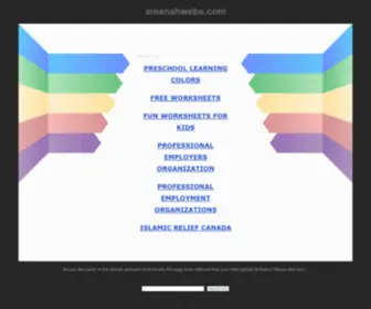 Amanahwebs.com(amanahwebs) Screenshot