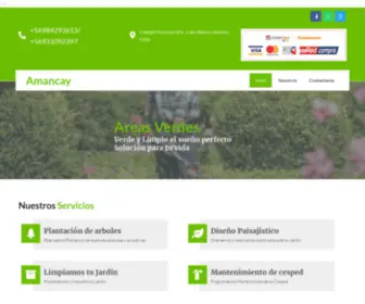 Amancaygarden.cl(Mantencion de areas verdes amancaygarden) Screenshot