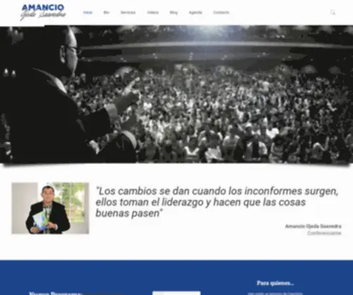 Amanciojeda.com(Acciónate) Screenshot