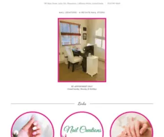 Amandacure.com(Nail Salon) Screenshot