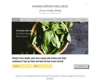 Amandagervaiswellness.com(Amanda Gervais Wellness) Screenshot