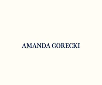 Amandagorecki.com(Amanda Gorecki) Screenshot