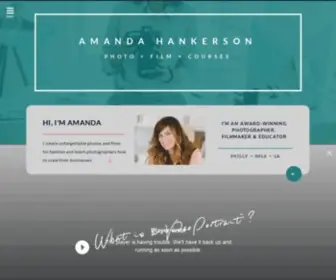 Amandahankerson.com(Amanda Hankerson) Screenshot