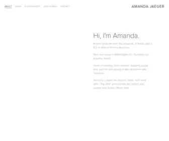 Amandajaeger.com(Amanda jaeger) Screenshot