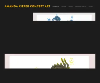 Amandakieferart.com(Amanda Kiefer Concept Art) Screenshot