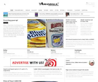 Amandala.com.bz(Amandala Newspaper) Screenshot