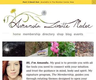 Amandalinettemeder.com(Spiritual Living Blog) Screenshot