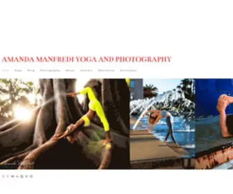 Amandamanfredi.com(Amanda Manfredi Yoga and Photography) Screenshot