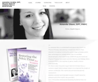 Amandaolsondpt.com(AMANDA OLSON) Screenshot