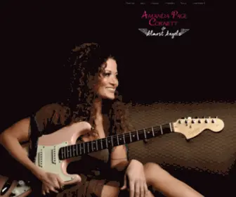 Amandapagecornett.com(Amanda Page Cornett's music) Screenshot