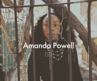 Amandapowell.online(Amanda Powell) Screenshot