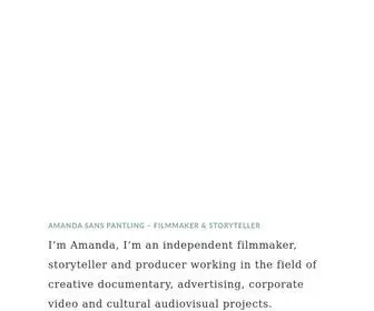 Amandasans.com(Amanda Sans Pantling) Screenshot