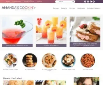 Amandascookin.com(Delicious Recipes & Easy Desserts) Screenshot