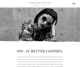 Amandasears.com(AMANDA SEARS) Screenshot