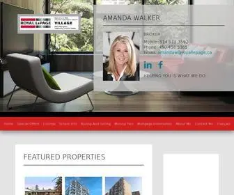 Amandawalker.ca(Real Estate) Screenshot