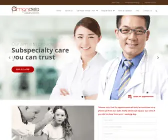 Amandela.sg(Amandela ENT Head and Neck Center) Screenshot
