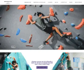 Amanecerclimbing.com(Gimnasio de Escalada) Screenshot