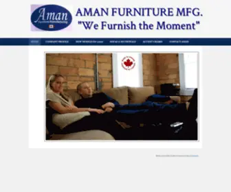 Amanfurniture.com(                     AMAN   FURNITURE                    We Furnish the Momemt) Screenshot