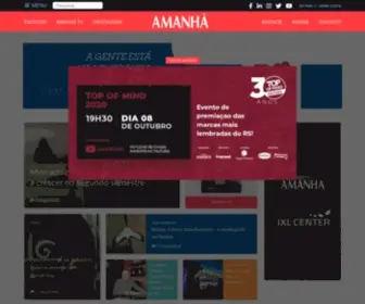 Amanha.com.br(Página Inicial) Screenshot