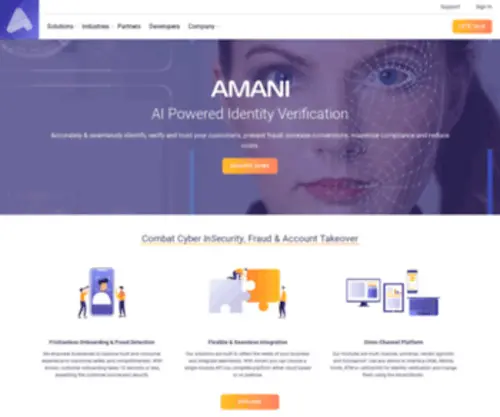 Amani.ai(AI Powered Compliance Platform KYC) Screenshot