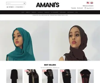 Amanis.com(Amani&#039;s UK) Screenshot
