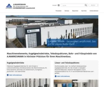 Amannesmann.de(A.MANNESMANN Maschinenfabrik) Screenshot