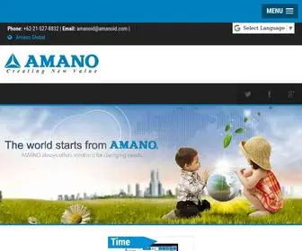 Amano.co.id(Amano Indonesia) Screenshot