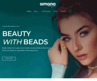 Amano.co.in(Made by Hand) Screenshot