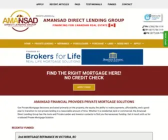 Amansadfinancial.com(Amansad Financial Services) Screenshot
