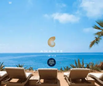 Amanteibiza.com(Gastronomic and Sensory Beach Restaurant) Screenshot