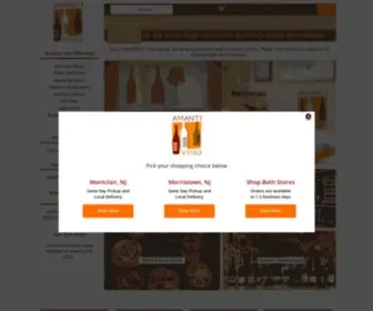 Amantivino.com(Wine Store in Montclair) Screenshot