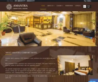 Amantrahotel.com(AMANTRA COMFORT HOTEL) Screenshot