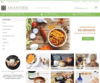 Amanvida.eu(Home Page) Screenshot