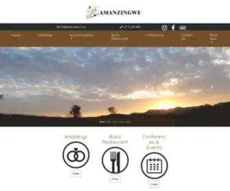 Amanzingwe.co.za(Hartbeespoort Accommodation) Screenshot