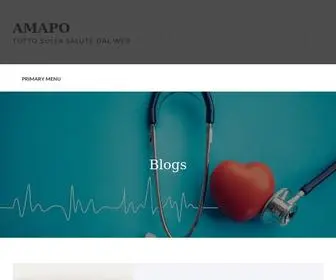 Amapo.it(Tutto sulla Salute dal web) Screenshot