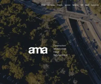 Amaprojects.com.au(AMA Projects) Screenshot