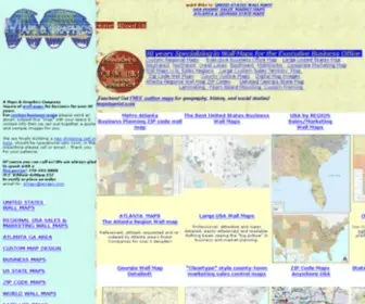 Amaps.com(A Maps and Graphics Company Business Wall Maps) Screenshot