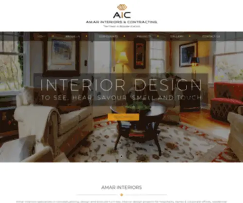 Amar-Interiors.com(Amar Interiors & Contracting) Screenshot