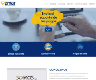 Amar.com.co(Asociación Mutual Amigo Real) Screenshot