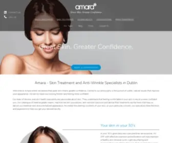 Amara.ie(Anti wrinkle injections and dermal fillers dublin) Screenshot