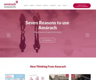 Amarach.com(Business Market Research Ireland) Screenshot