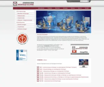 Amaracompany.com(OHRMANN MONTAGETECHNIK) Screenshot