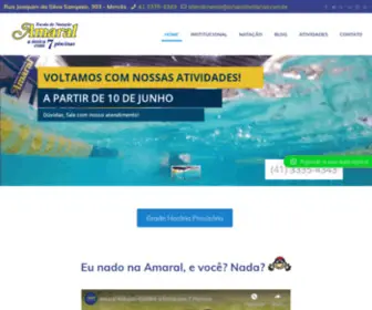 Amaralnatacao.com.br(Amaral Natação Curitiba) Screenshot