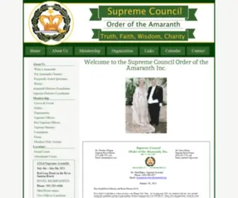 Amaranth.org(Supreme Council) Screenshot