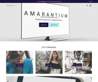 Amarantium.com(OFFCIAL STORE) Screenshot