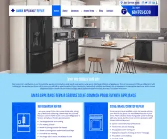 Amarappliance.ca(Best Appliance Repair Services in Surrey) Screenshot