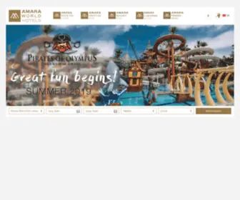 AmaraWorld.com(Amara World Hotels) Screenshot