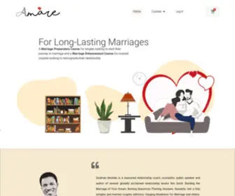 Amarecourse.com(Online Marriage Courses) Screenshot