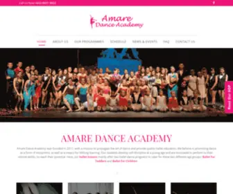 Amaredance.com.my(Amare Dance Academy) Screenshot